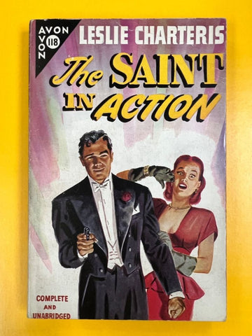 Avon #118 The Saint In Action VG