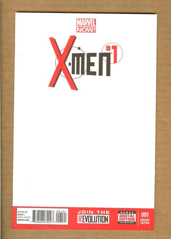 X-Men #1 Blank Sketch Cover NM/NM+