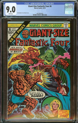 Giant-Size Fantastic Four #6 CGC 9.0
