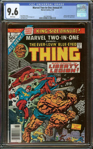 Marvel Two-In-One Annual #1 CGC 9.6