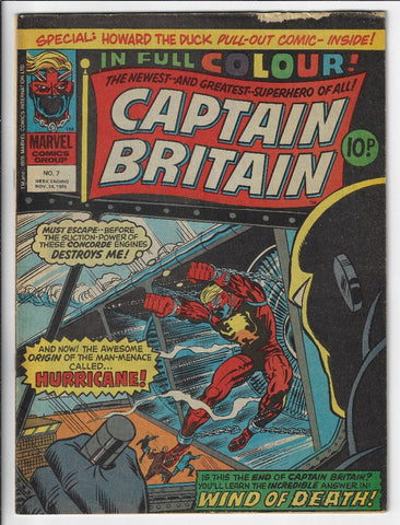 Captain Britain (UK) #7 G+