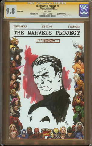 Mike McKone- Punisher Sketch Cover