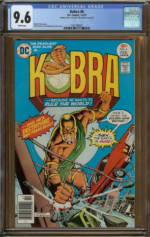 Kobra #6 CGC 9.6 Double Cover