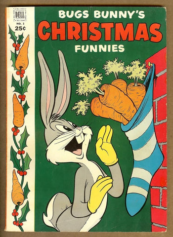 Dell Giant Comics: Bugs Bunny Christmas Funnies #3 VG