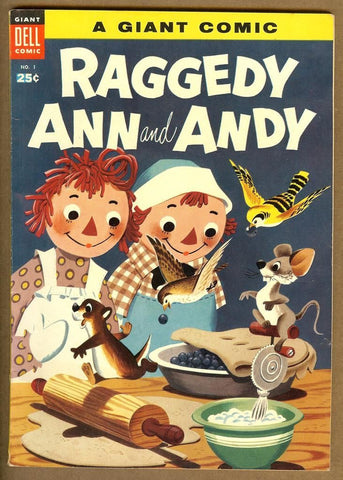 Dell Giant Comics: Raggedy Ann & Andy #1 VG/F