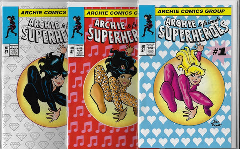 Archie & Friend Superheroes Set of (3)