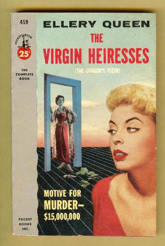 Pocket Book 459 Virgin Heiresses VG Ellery Queen