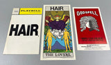 Hair Program w/Playbill & Handbills