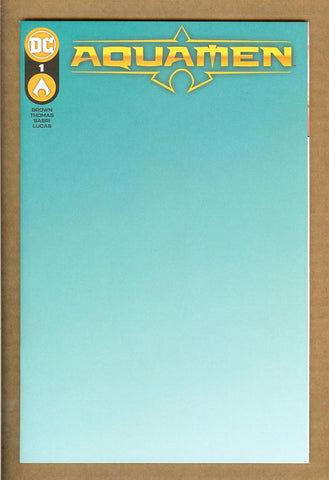 Aquamen #1 Blank Sketch Cover NM/NM+