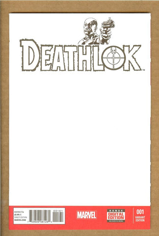 Deathlok #1 Blank Sketch Cover NM/NM+