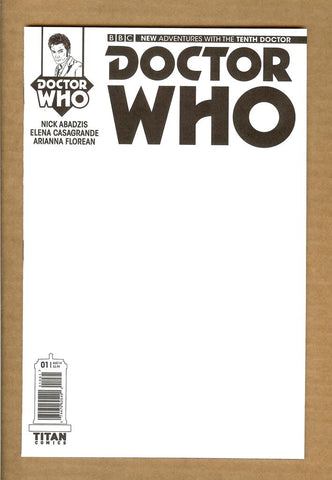Doctor Who #11 Blank Sketch Cover NM/NM+