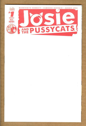 Josie and the Pussycats #1 Blank Sketch Cover NM/NM+