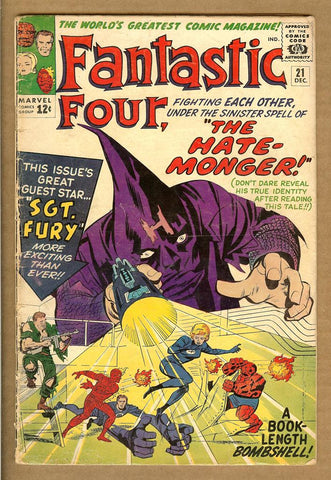 Fantastic Four #21 G/VG