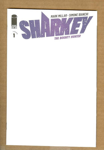 Sharkey #1 Blank Sketch Cover NM/NM+
