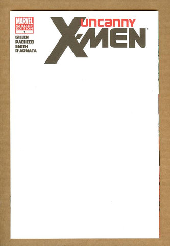Uncanny X-Men #1 Blank Sketch Cover NM/NM+