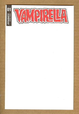 Vampirella #1 Blank Sketch Cover NM/NM+
