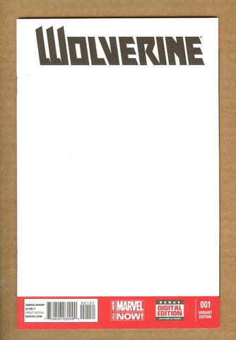 Wolverine #1 Blank Sketch Cover NM