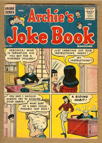 Archie's Joke Book #31 G/VG