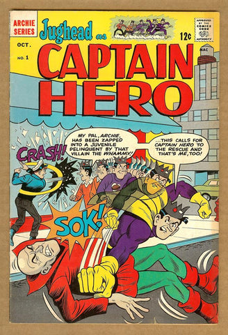 Jughead as Captain Hero #1 VG+