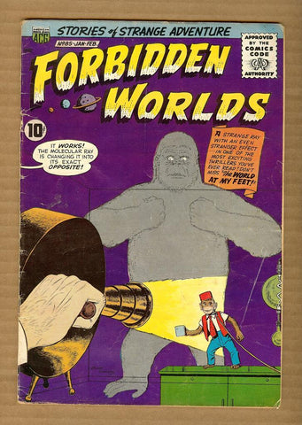 Forbidden Worlds #85 VG+