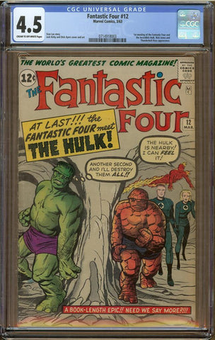 Fantastic Four #12 CGC 4.5