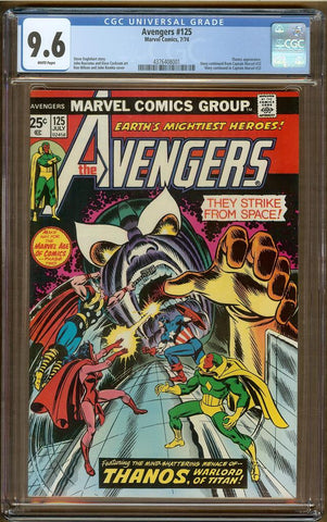 Avengers #125 CGC 9.6