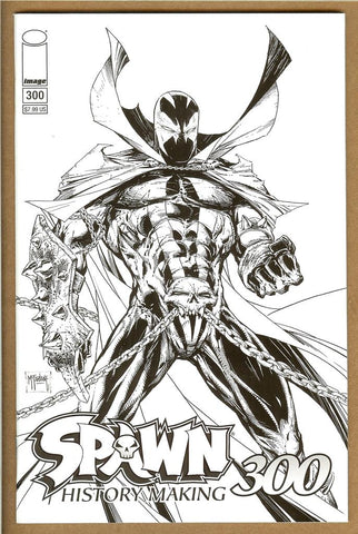 Spawn #300 B&W Variant NM