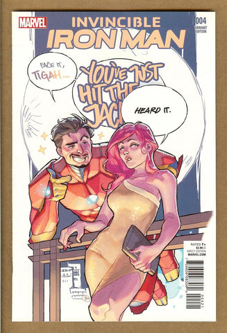 Invincible Iron Man #4 1:25 Variant NM