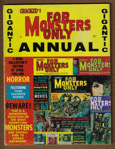 Cracked's For Monsters Only Annual VG+