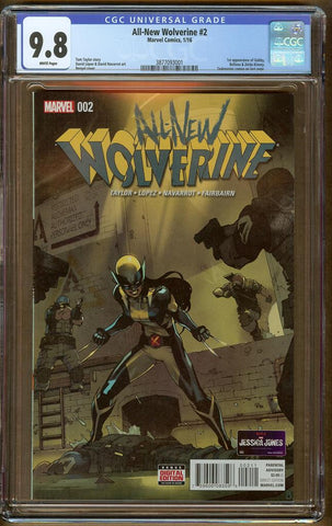 All-New Wolverine #2 CGC 9.8