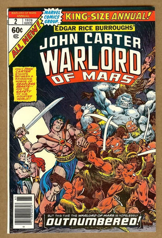 John Carter Warlord of Mars Annual #02 VF/NM