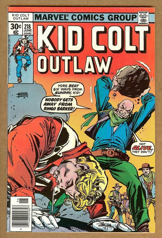 Kid Colt Outlaw #218 VF/NM