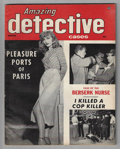 Amazing Detective Cases Winter 1955 VF-