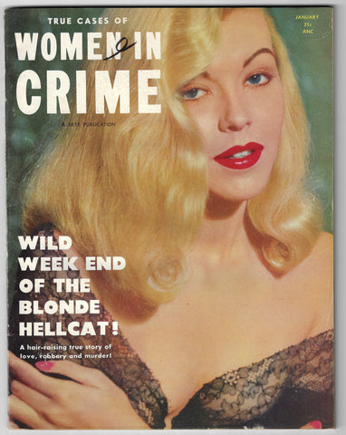 True Cases of Women in Crime January 1955 F