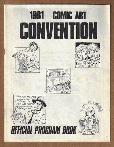 1981 Comic Art Convention Program