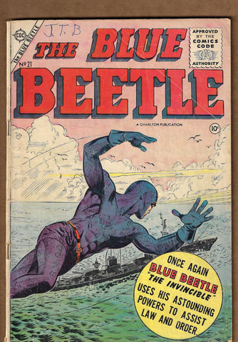 Blue Beetle #21 G/VG