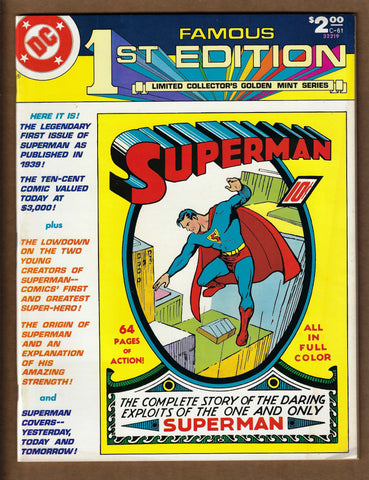 Famous 1st Edition Superman VF-