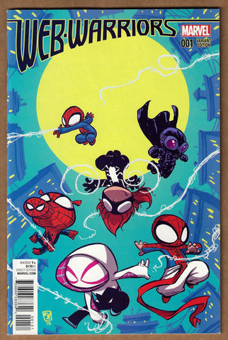 Web Warriors #1 Skottie Young Variant NM-