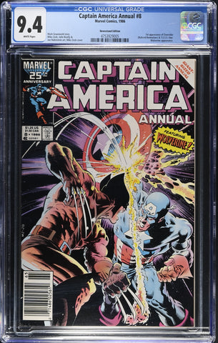Captain America Annual #8 CGC 9.4 Newsstand