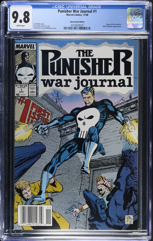 Punisher War Journal #1 CGC 9.8 Newsstand