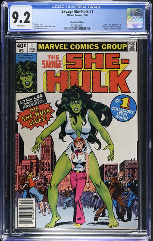 Savage She-Hulk #1 CGC 9.2 Newsstand