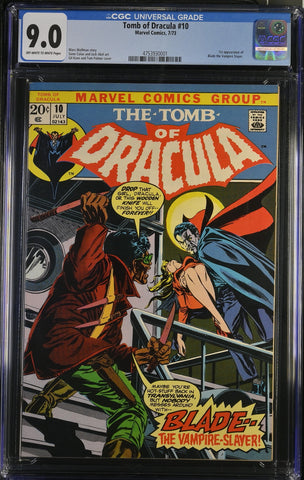 Tomb of Dracula #10 CGC 9.0