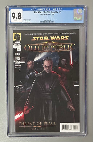 Star Wars The Old Republic #2 CGC 9.8