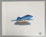 X-Men Blackbird Blasting Off  Hand Painted Production Animation Cel (Copy)