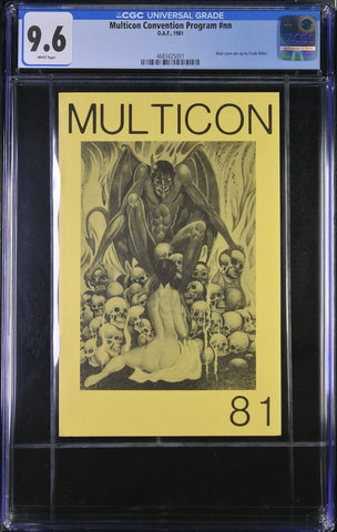 Multicon Convention Program #nn CGC 9.6