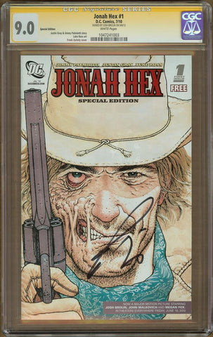 Jonah Hex #1 Special Edition CGC 9.0