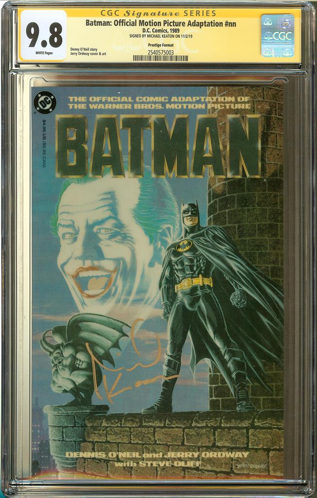 Batman: Official Motion Picture Adaptation CGC shops 9.6 Prestige 1989 Michael Keaton