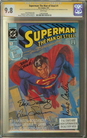 Superman Man of Steel #1 CGC 9.8