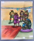 Teenage Mutant Ninja Turtles School Daze Adventure to Color Original Cover Art