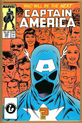 Captain America #333 VF 1st John Walker as Captain America